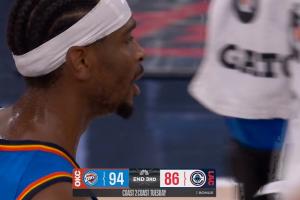 这就是MVP！亚历山大第三节轰了18分+5助攻0失误！